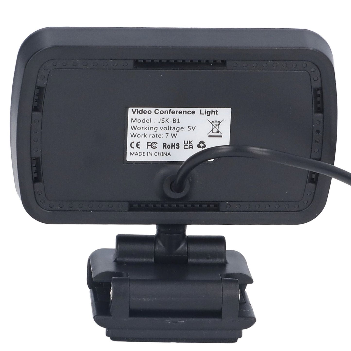 LED Fill Lights Clip On Type 360 degrees Rotatable 10 Levels Adjustable Lamp for Video Conference V1294-YM0523-3119220010611