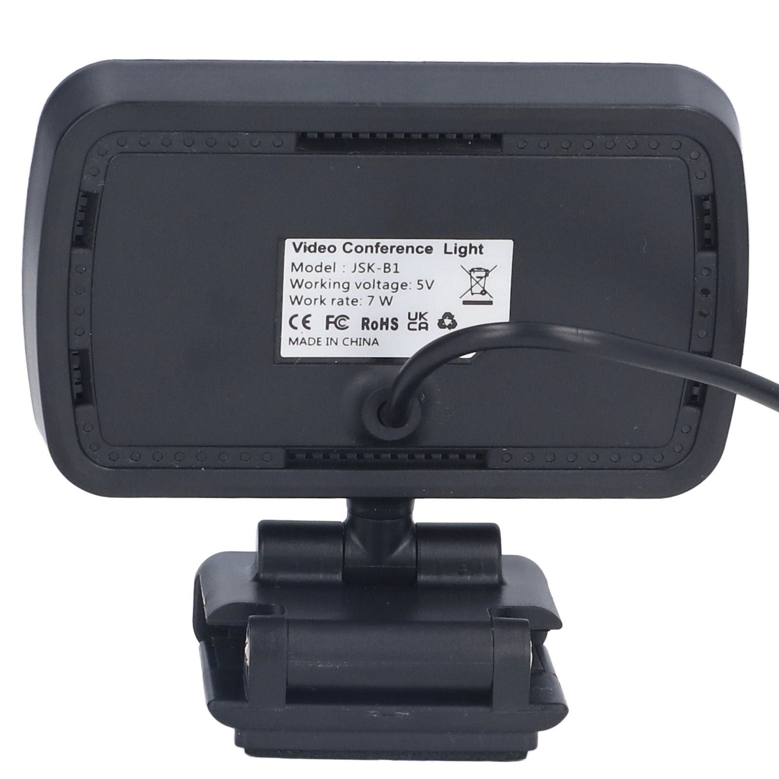 LED Fill Lights Clip On Type 360 degrees Rotatable 10 Levels Adjustable Lamp for Video Conference V1294-YM0523-3119220010611