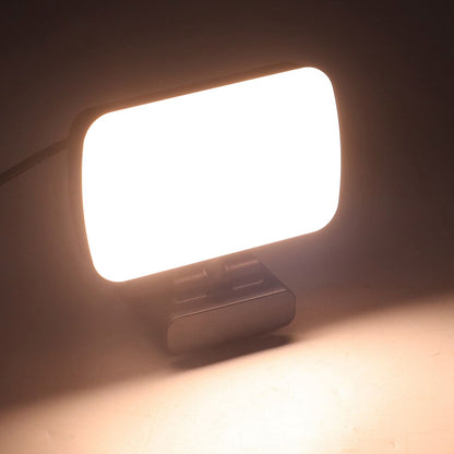 LED Fill Lights Clip On Type 360 degrees Rotatable 10 Levels Adjustable Lamp for Video Conference V1294-YM0523-3119220010611