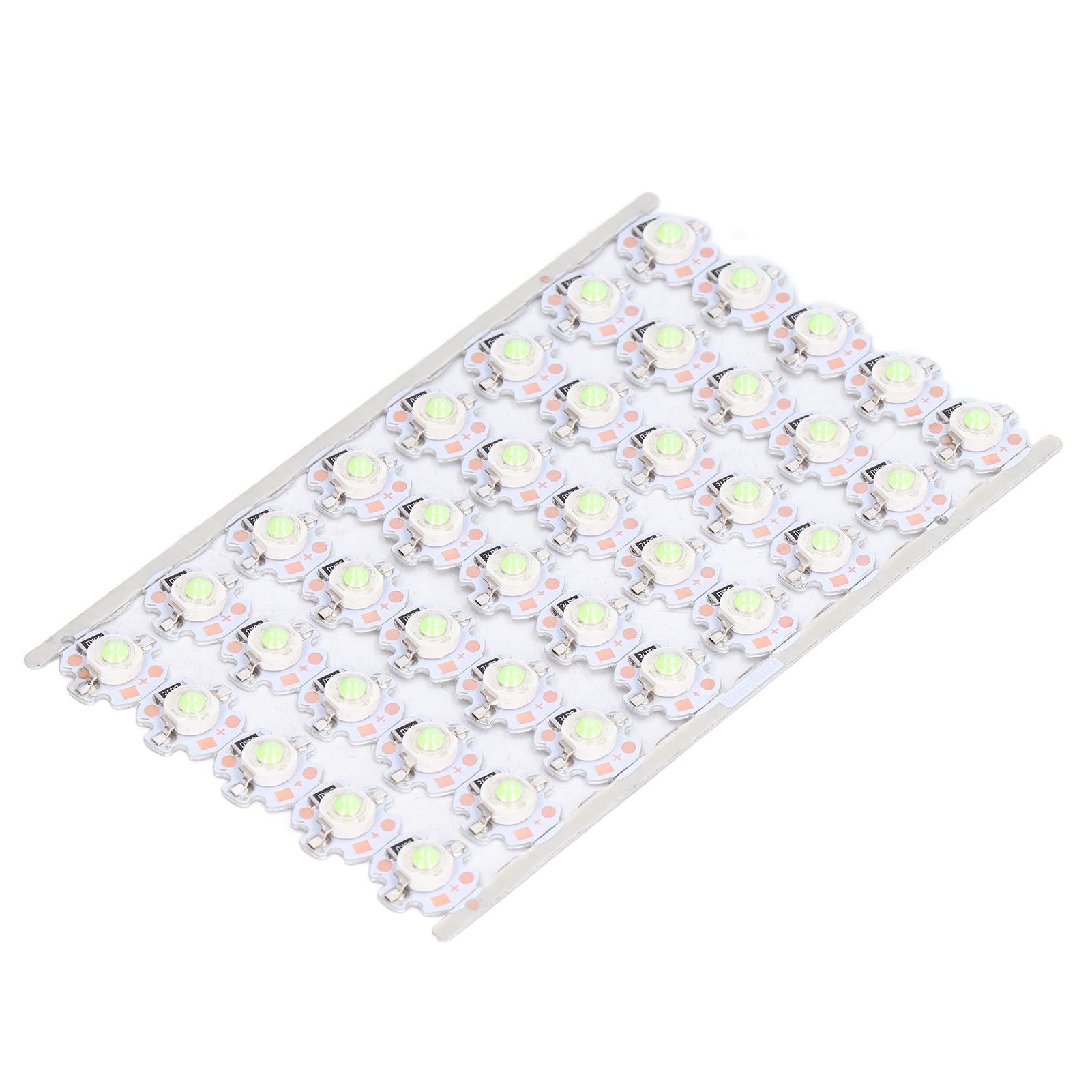 LED Chip Bulb High Brightness Energy Saving DIY Lamp Beads with Aluminum Plate for 1W 12V Headlights Cabinet V1294-YM0523-3119220010816