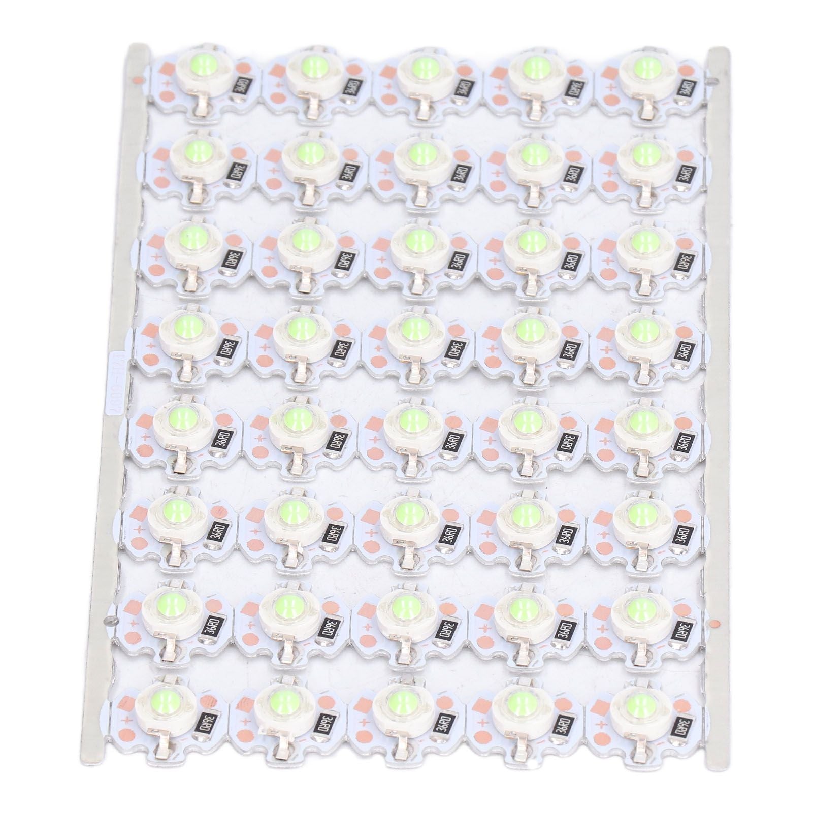 LED Chip Bulb High Brightness Energy Saving DIY Lamp Beads with Aluminum Plate for 1W 12V Headlights Cabinet V1294-YM0523-3119220010816