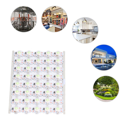 LED Chip Bulb High Brightness Energy Saving DIY Lamp Beads with Aluminum Plate for 1W 12V Headlights Cabinet V1294-YM0523-3119220010816