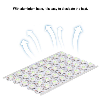 LED Chip Bulb High Brightness Energy Saving DIY Lamp Beads with Aluminum Plate for 1W 12V Headlights Cabinet V1294-YM0523-3119220010816