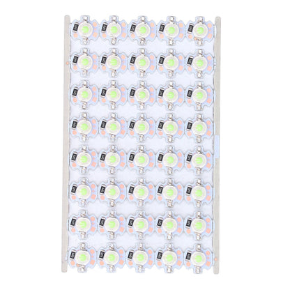 LED Chip Bulb High Brightness Energy Saving DIY Lamp Beads with Aluminum Plate for 1W 12V Headlights Cabinet V1294-YM0523-3119220010816