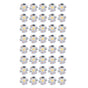 40pcs LED Chip Bulb 1W 24V 16mm/0.6in Aluminum Base Low Power Consumption Lamp Beads for Flashlights V1294-YM0523-3119220010912