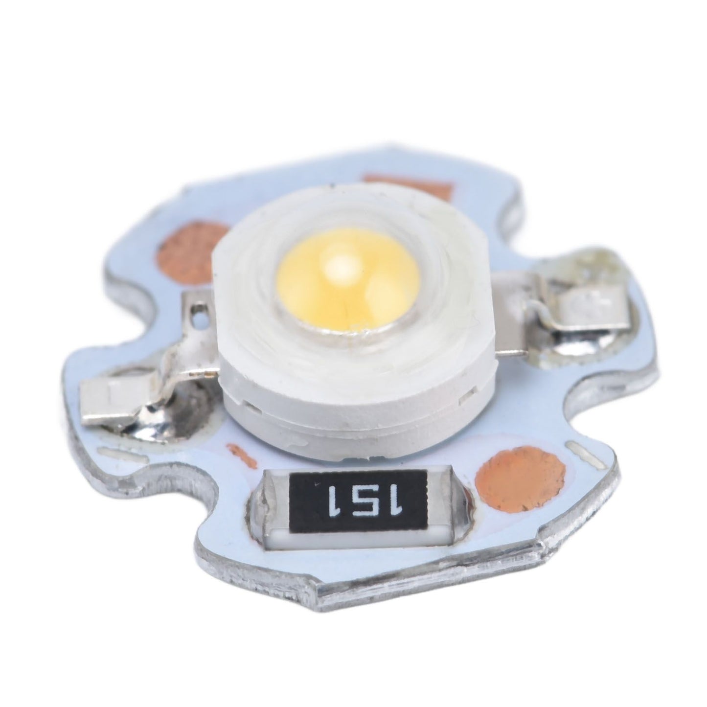 40pcs LED Chip Bulb 1W 24V 16mm/0.6in Aluminum Base Low Power Consumption Lamp Beads for Flashlights V1294-YM0523-3119220010912