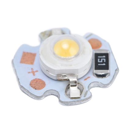 40pcs LED Chip Bulb 1W 24V 16mm/0.6in Aluminum Base Low Power Consumption Lamp Beads for Flashlights V1294-YM0523-3119220010912