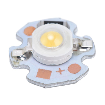 40pcs LED Chip Bulb 1W 24V 16mm/0.6in Aluminum Base Low Power Consumption Lamp Beads for Flashlights V1294-YM0523-3119220010912