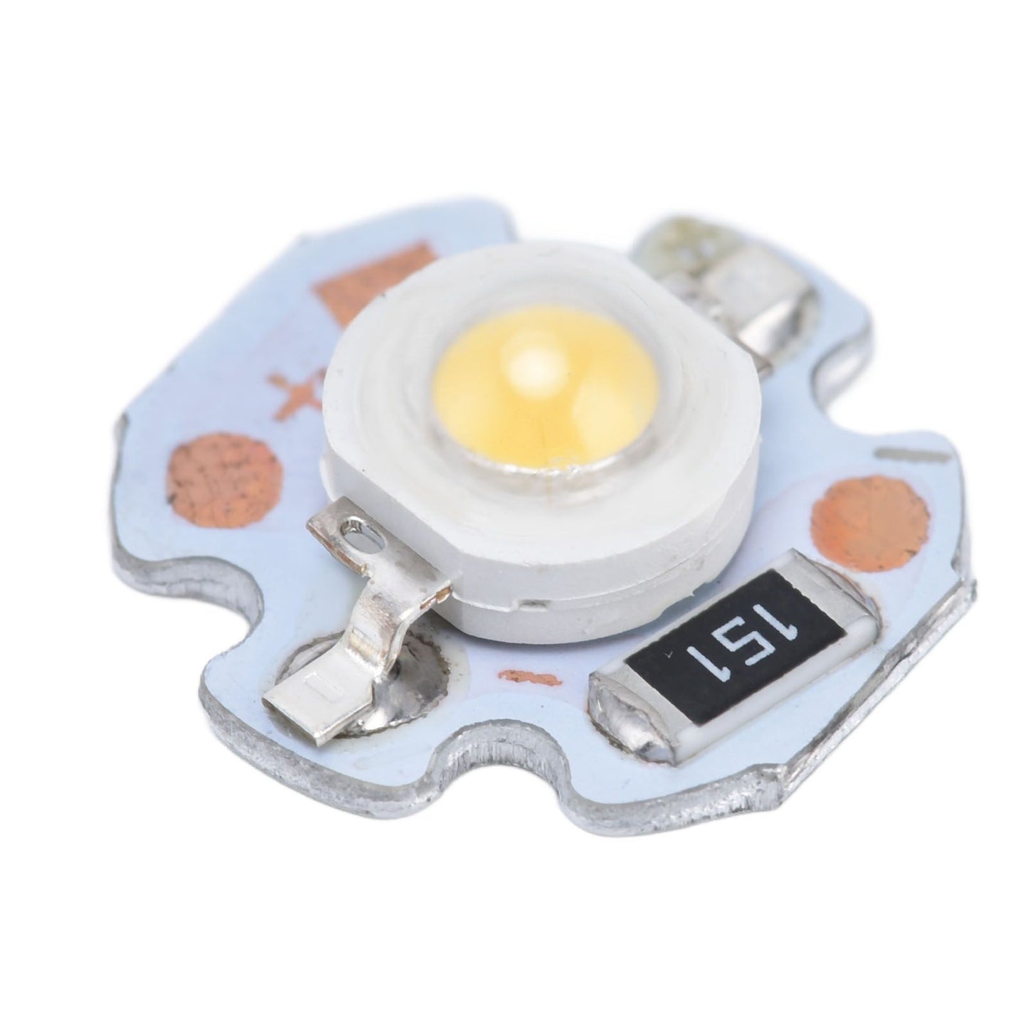40pcs LED Chip Bulb 1W 24V 16mm/0.6in Aluminum Base Low Power Consumption Lamp Beads for Flashlights V1294-YM0523-3119220010912