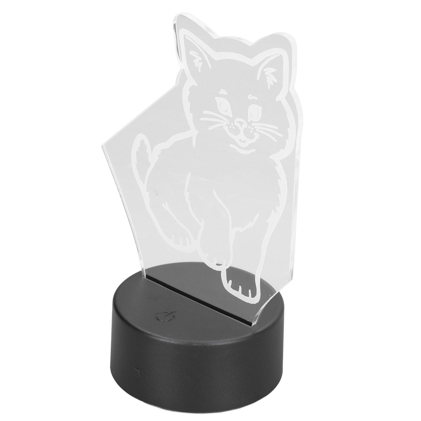 3D Cat Lamp 3D LED Adjustable Colors Soft Warm Light Safe Durable Easy Operation USB Or Battery 3D Night Light V1294-YM0523-3119220013111