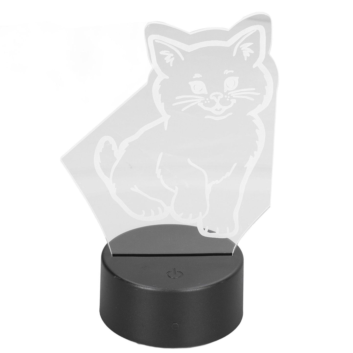 3D Cat Lamp 3D LED Adjustable Colors Soft Warm Light Safe Durable Easy Operation USB Or Battery 3D Night Light V1294-YM0523-3119220013111