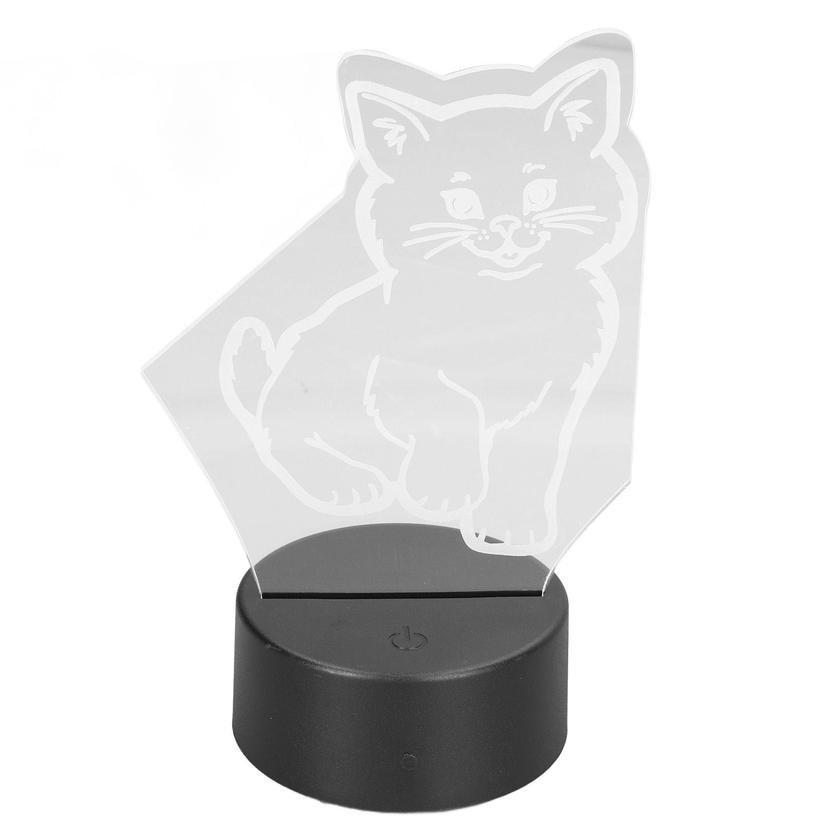 3D Cat Lamp 3D LED Adjustable Colors Soft Warm Light Safe Durable Easy Operation USB Or Battery 3D Night Light V1294-YM0523-3119220013111