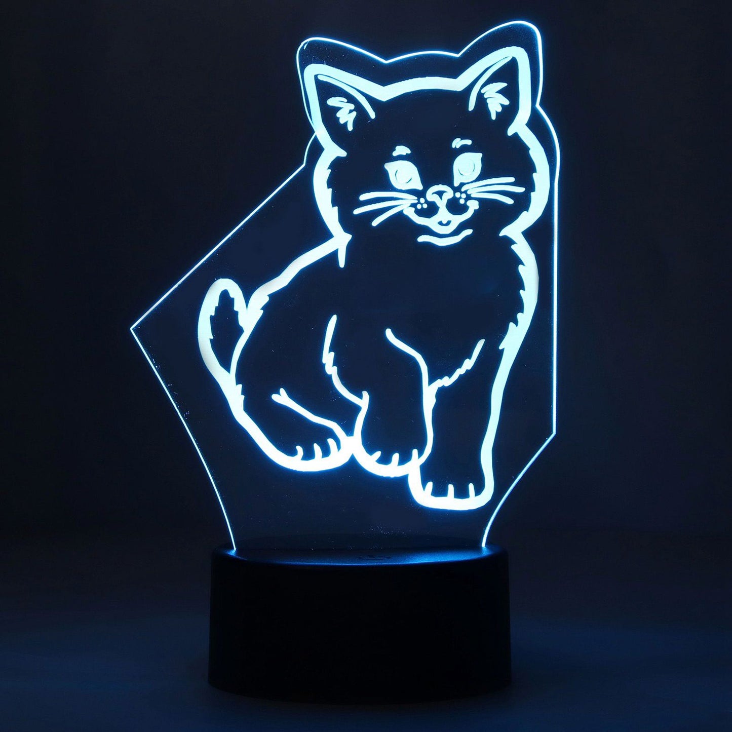 3D Cat Lamp 3D LED Adjustable Colors Soft Warm Light Safe Durable Easy Operation USB Or Battery 3D Night Light V1294-YM0523-3119220013111