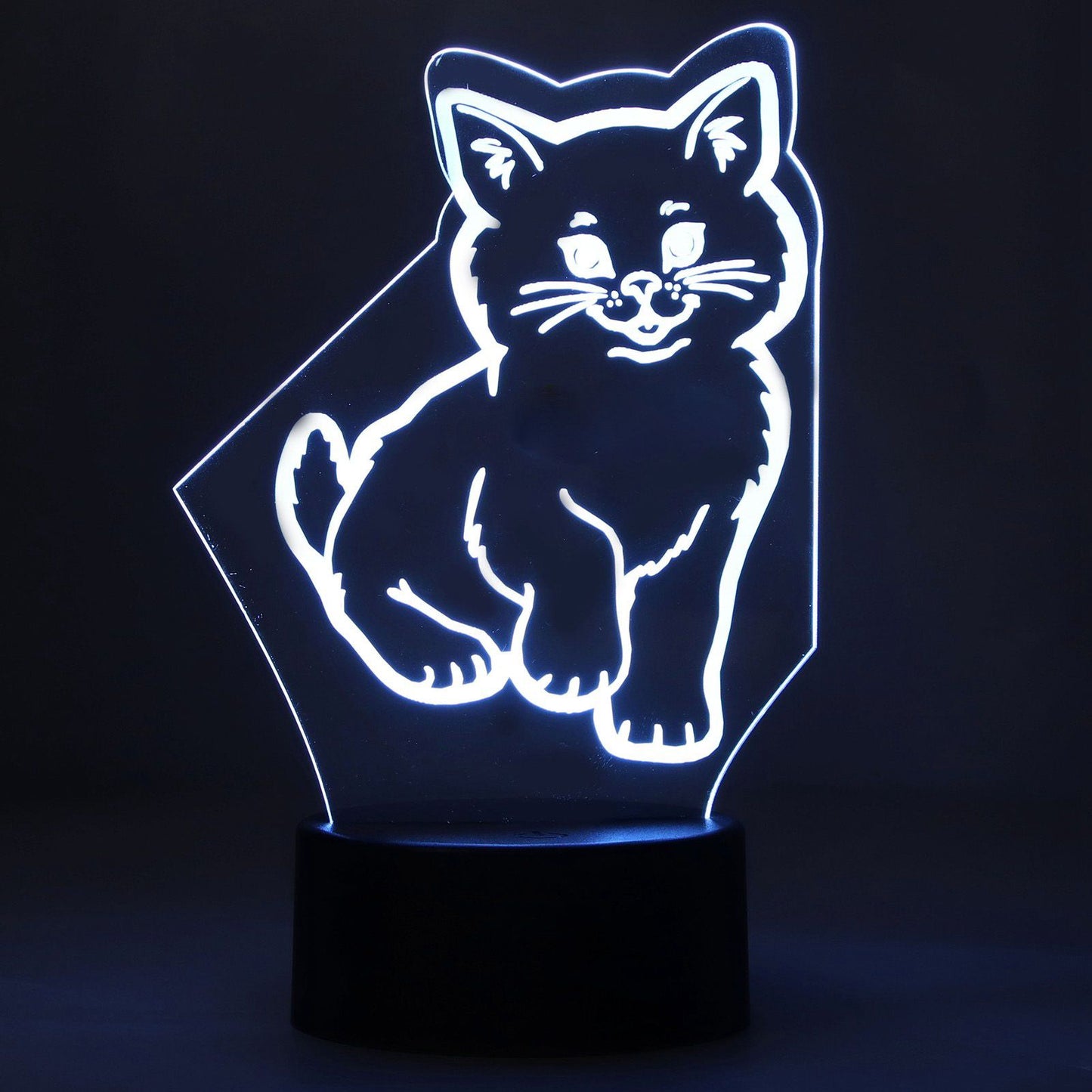 3D Cat Lamp 3D LED Adjustable Colors Soft Warm Light Safe Durable Easy Operation USB Or Battery 3D Night Light V1294-YM0523-3119220013111