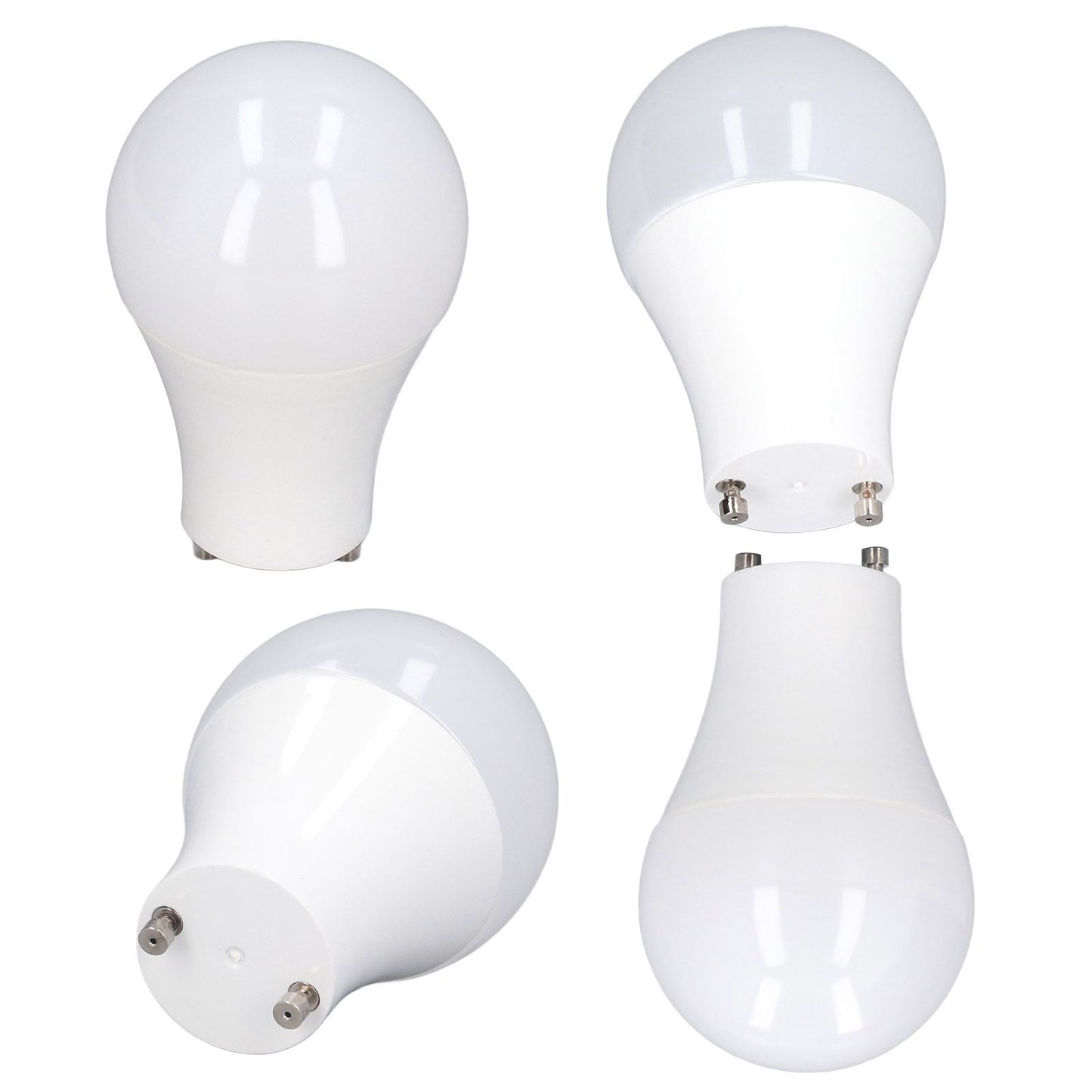 4PCS GU24 Light Bulb High Brightness Energy Saving LED A19 Light Bulb for Bedroom Office 120V5W Cold White V1294-YM0523-3119220014712