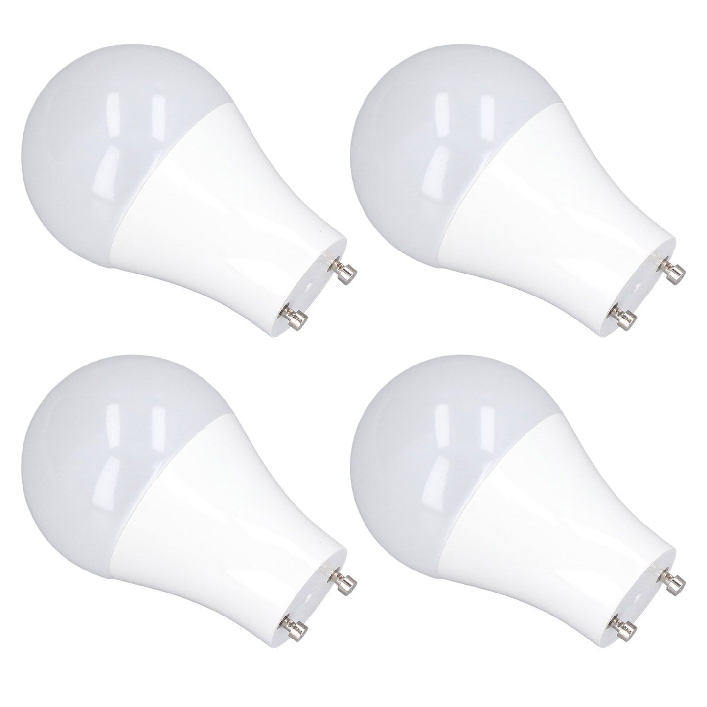 4PCS GU24 Light Bulb High Brightness Energy Saving LED A19 Light Bulb for Bedroom Office 120V5W Cold White V1294-YM0523-3119220014712