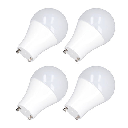 4PCS GU24 Light Bulb High Brightness Energy Saving LED A19 Light Bulb for Bedroom Office 120V9W Warm White V1294-YM0523-3119220014713