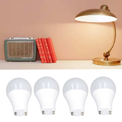 4PCS GU24 Light Bulb High Brightness Energy Saving LED A19 Light Bulb for Bedroom Office 120V9W Warm White V1294-YM0523-3119220014713