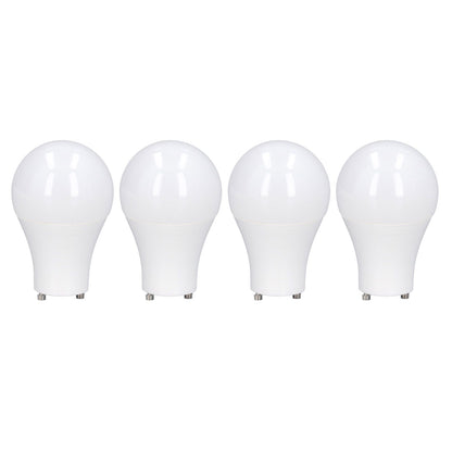 4PCS GU24 Light Bulb High Brightness Energy Saving LED A19 Light Bulb for Bedroom Office 120V9W Cold White V1294-YM0523-3119220014714