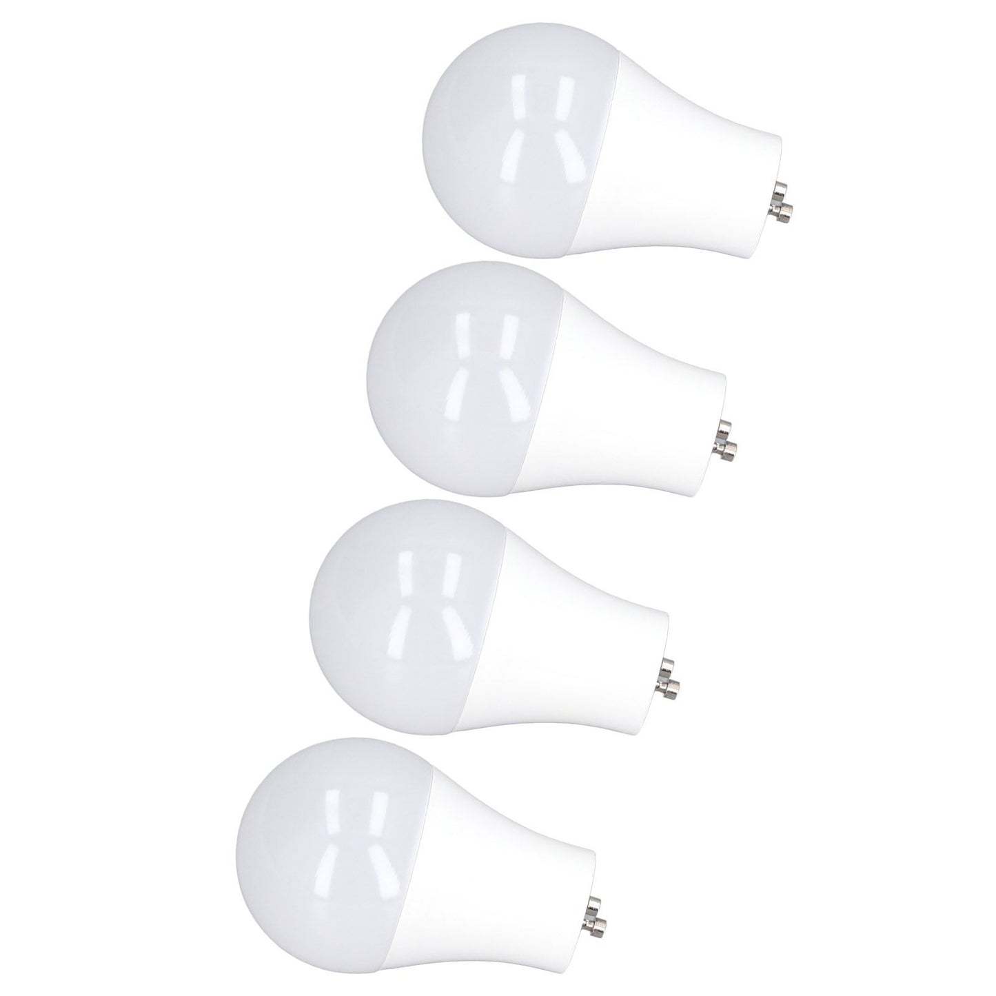 4PCS GU24 Light Bulb High Brightness Energy Saving LED A19 Light Bulb for Bedroom Office 120V9W Cold White V1294-YM0523-3119220014714