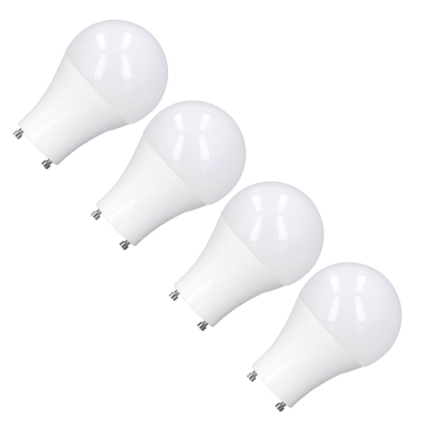 4PCS GU24 Light Bulb High Brightness Energy Saving LED A19 Light Bulb for Bedroom Office 120V9W Cold White V1294-YM0523-3119220014714