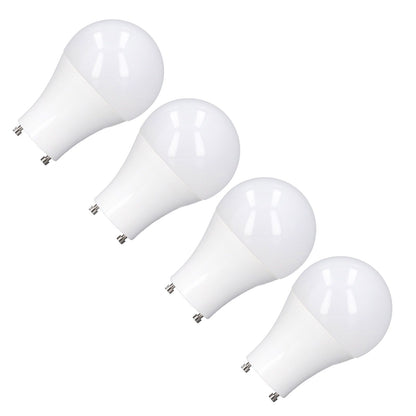 4PCS GU24 Light Bulb High Brightness Energy Saving LED A19 Light Bulb for Bedroom Office 120V9W Cold White V1294-YM0523-3119220014714