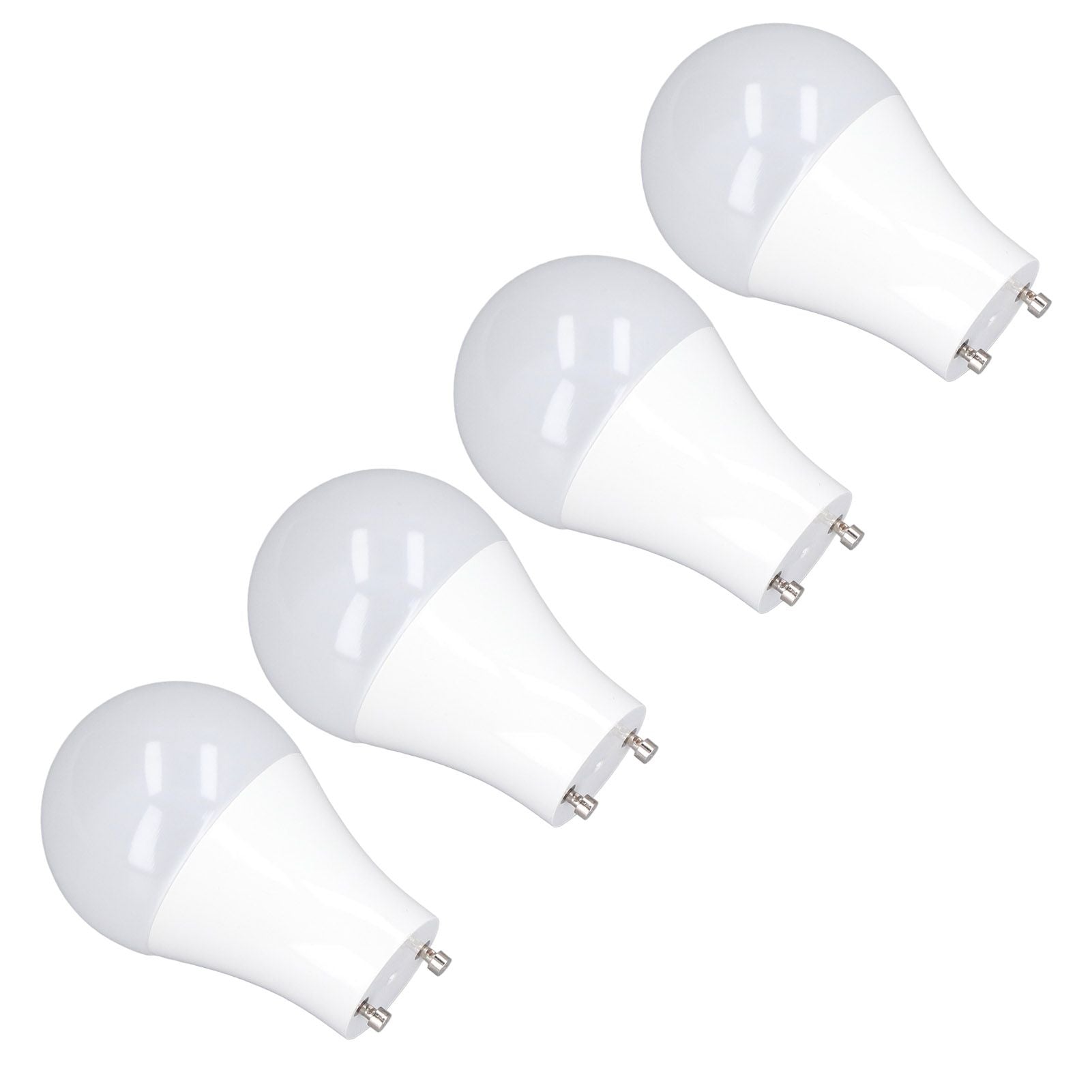 4PCS GU24 Light Bulb High Brightness Energy Saving LED A19 Light Bulb for Bedroom Office 120V9W Cold White V1294-YM0523-3119220014714