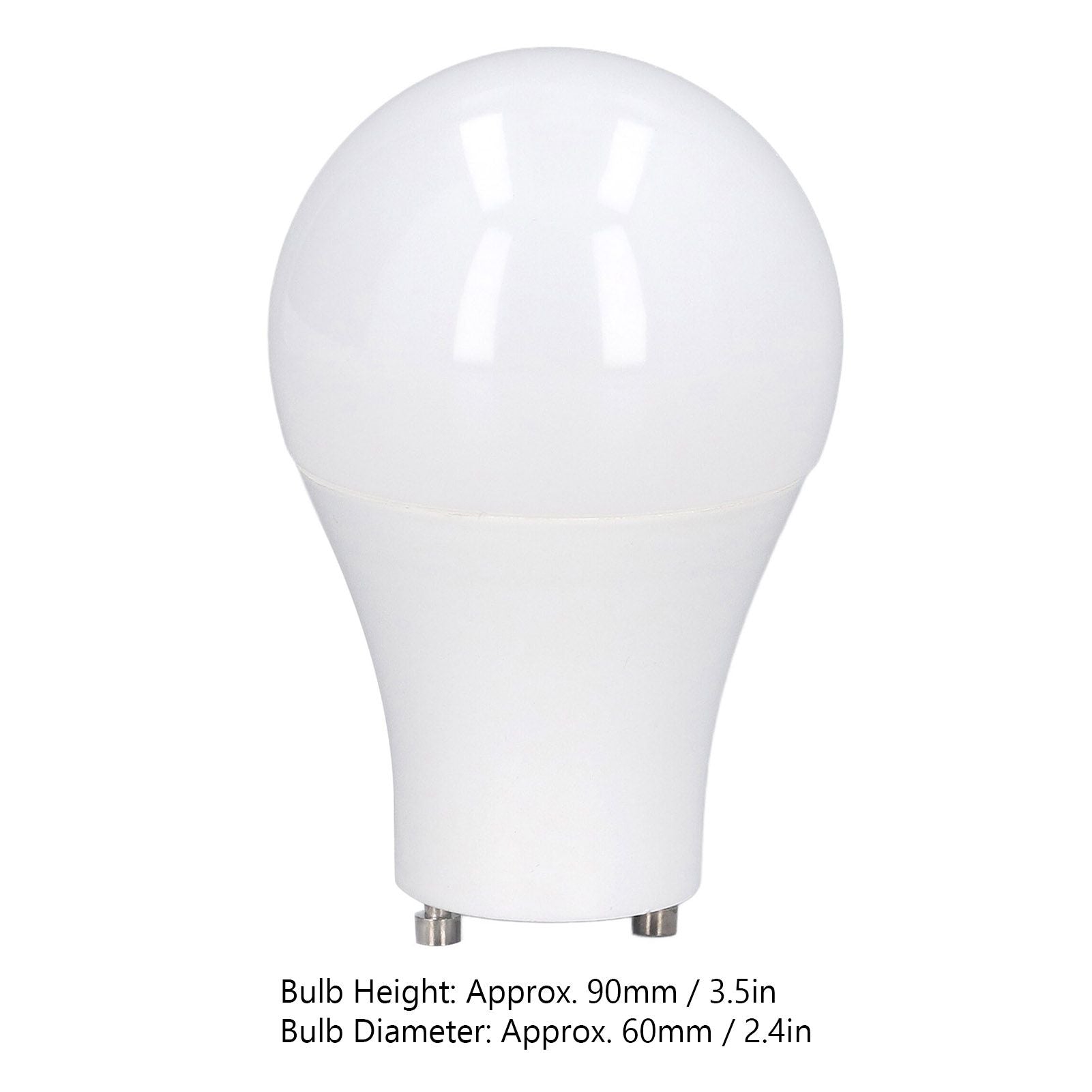4PCS GU24 Light Bulb High Brightness Energy Saving LED A19 Light Bulb for Bedroom Office 120V9W Cold White V1294-YM0523-3119220014714