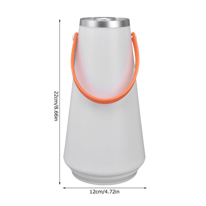 Night Light Lamp Portable Handle Design Touch Control Adjustable Brightness Warm Light Safe Durable ABS Kids V1294-YM0523-3119220016411