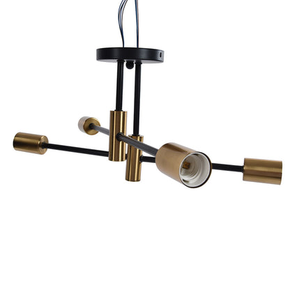 4 Light Ceiling Mount Lamp 360 degrees Rotation Adjustable Wrought Iron Ceiling Light for Dining Room Kitchen V1294-YM0523-3119220016511