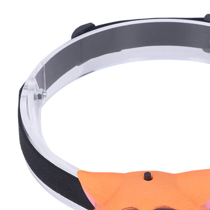 Kids Headlamp Cat Shape 2 Lighting Modes Lightweight Portable Battery Power Supply Plastic Headlight for V1294-YM0523-3119220016611