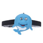 Kids Headlamp Blue Dolphin Shape Eco Friendly Plastic 2 Lighting Modes Portable Battery Powered Headlight for V1294-YM0523-3119220016811