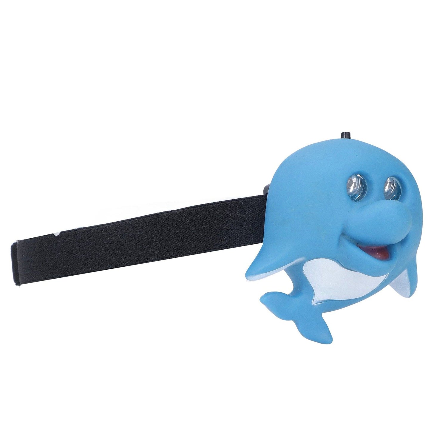 Kids Headlamp Blue Dolphin Shape Eco Friendly Plastic 2 Lighting Modes Portable Battery Powered Headlight for V1294-YM0523-3119220016811