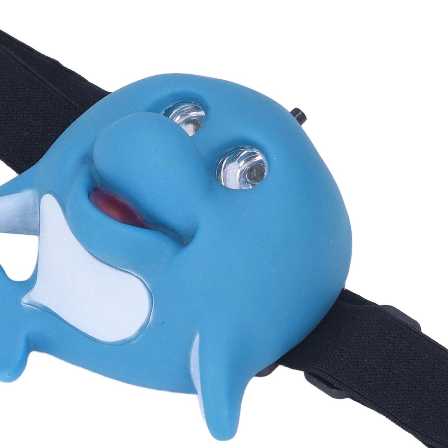 Kids Headlamp Blue Dolphin Shape Eco Friendly Plastic 2 Lighting Modes Portable Battery Powered Headlight for V1294-YM0523-3119220016811