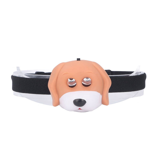 Cartoon LED Headlight Cute Dog Animal Headlamp Portable Eco Friendly Outdoor Headlight for Kids V1294-YM0523-3119220017111