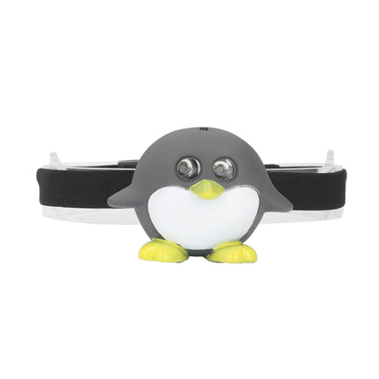 LED Animal Head Lamp 2 Modes Cute Lightweight Child Head Light for Reading Camping V1294-YM0523-3119220017211