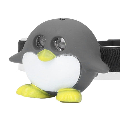 LED Animal Head Lamp 2 Modes Cute Lightweight Child Head Light for Reading Camping V1294-YM0523-3119220017211