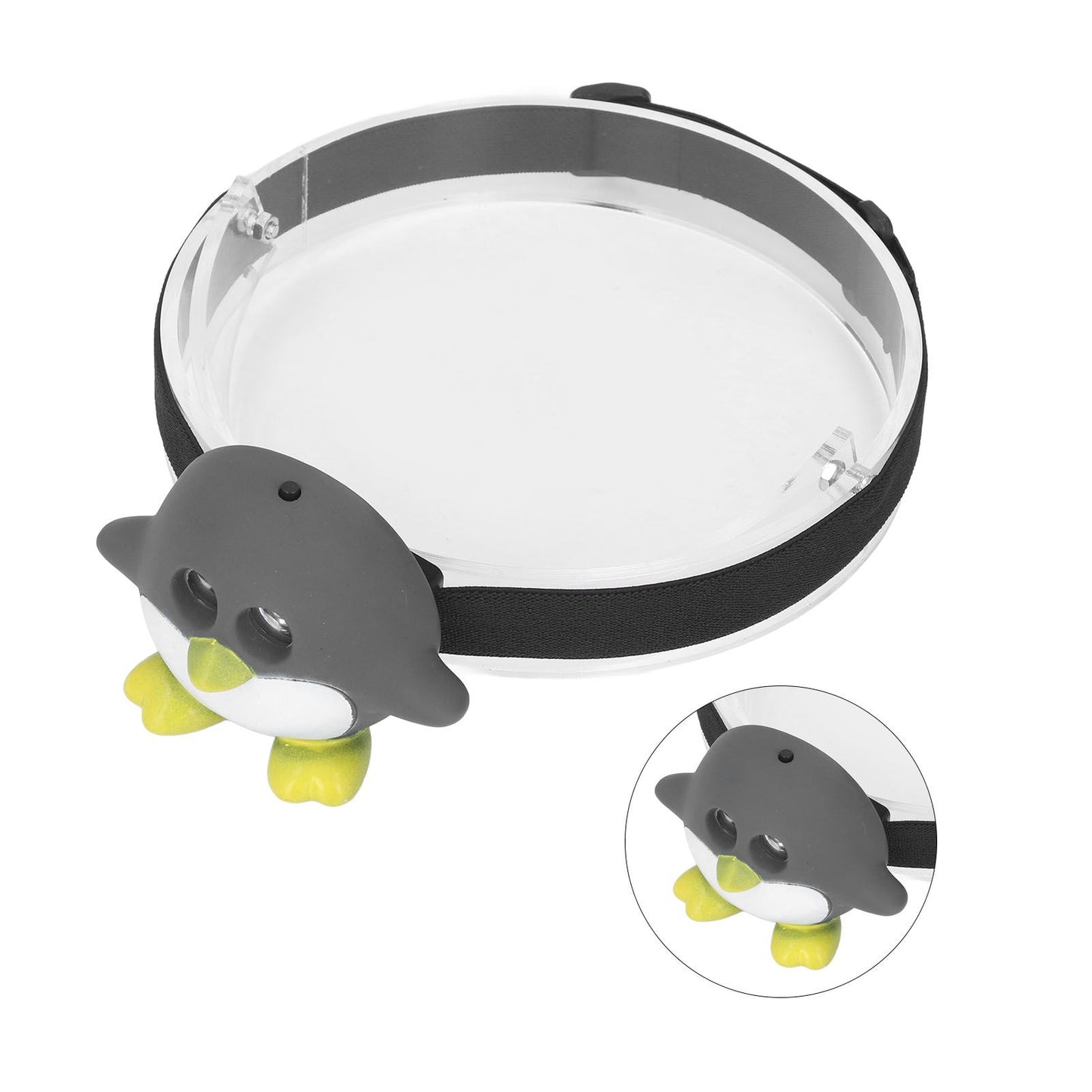 LED Animal Head Lamp 2 Modes Cute Lightweight Child Head Light for Reading Camping V1294-YM0523-3119220017211