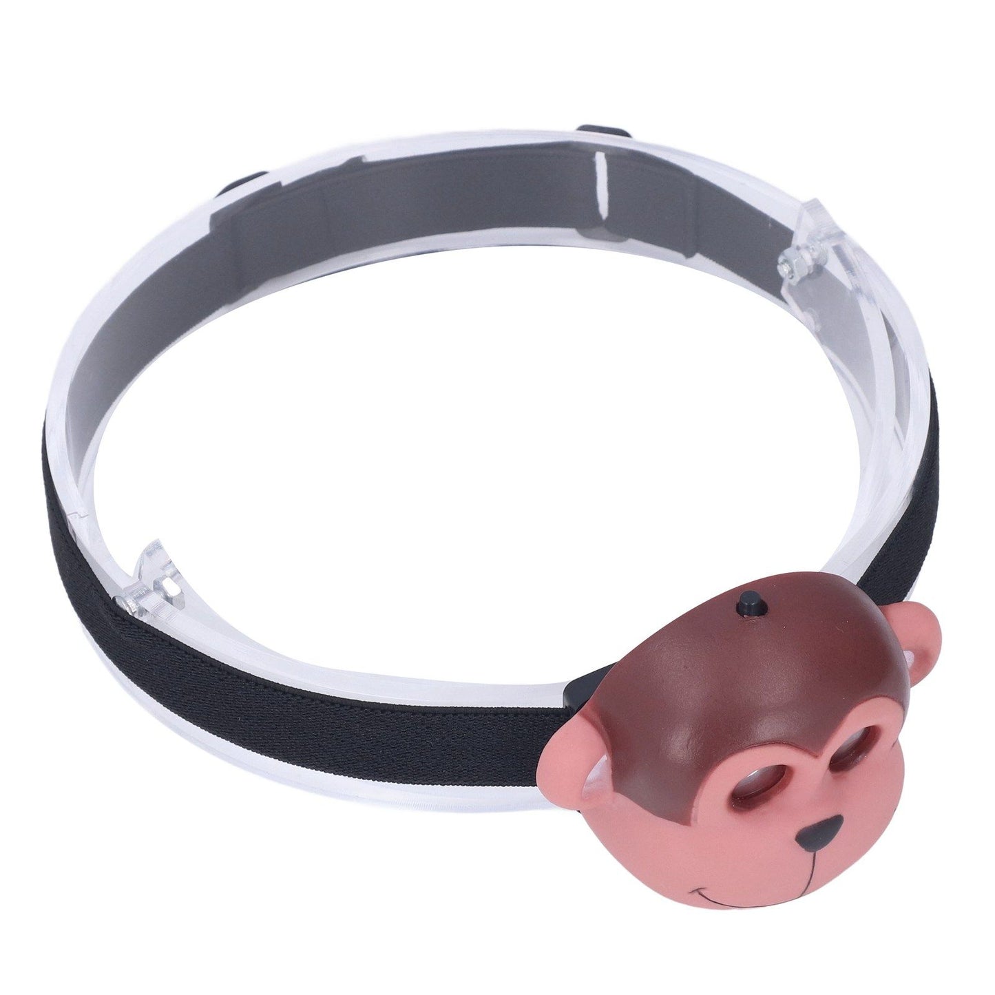 Kids Headlamp Monkey Appearance 2 Lighting Modes Battery Powered Lightweight Plastic LED Headlight for V1294-YM0523-3119220017411