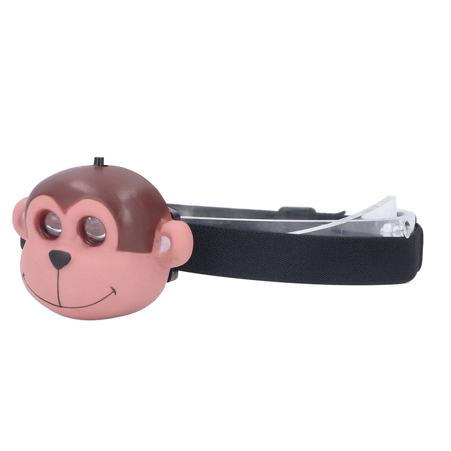Kids Headlamp Monkey Appearance 2 Lighting Modes Battery Powered Lightweight Plastic LED Headlight for V1294-YM0523-3119220017411