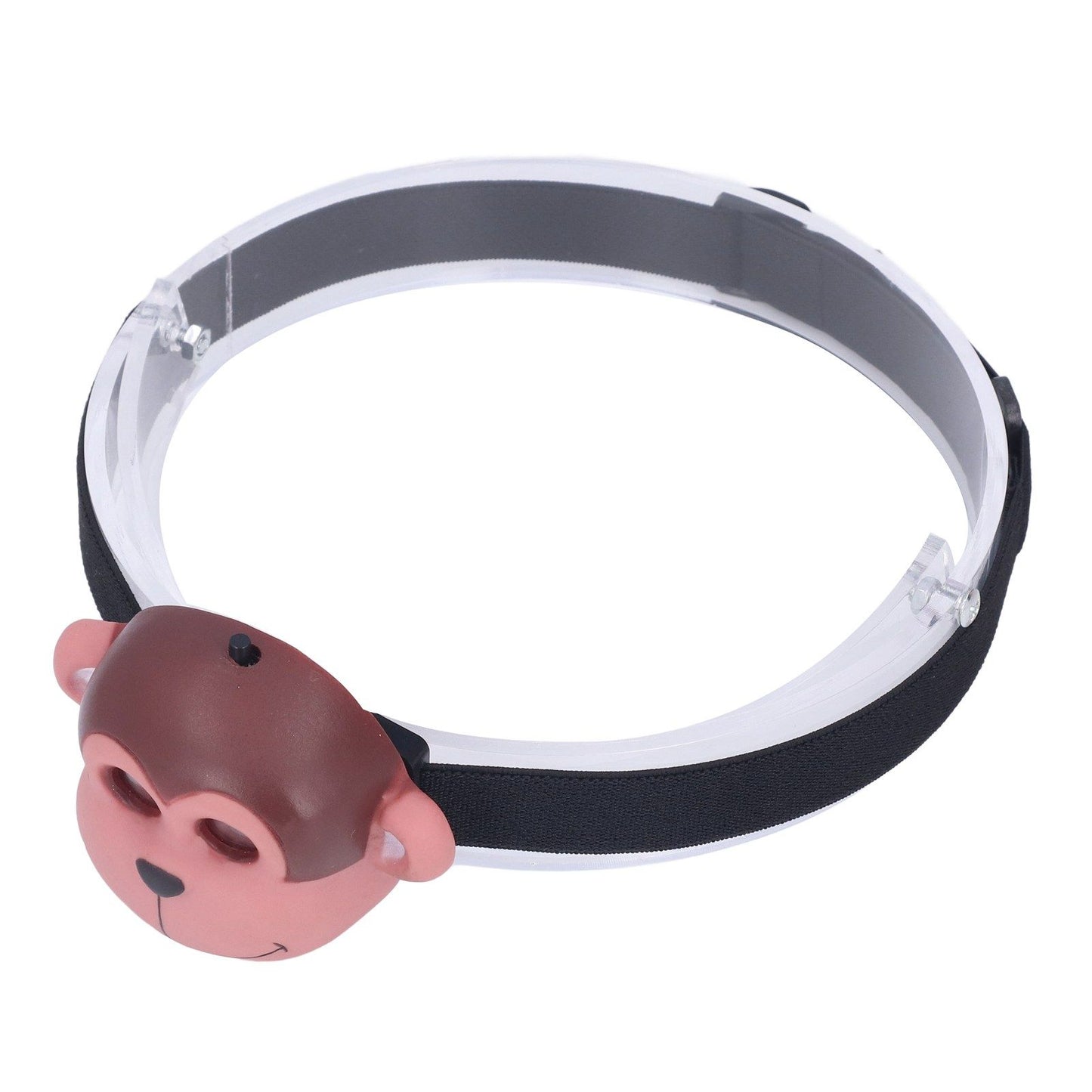 Kids Headlamp Monkey Appearance 2 Lighting Modes Battery Powered Lightweight Plastic LED Headlight for V1294-YM0523-3119220017411