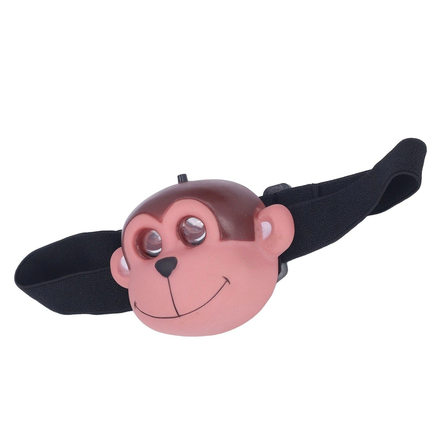 Kids Headlamp Monkey Appearance 2 Lighting Modes Battery Powered Lightweight Plastic LED Headlight for V1294-YM0523-3119220017411