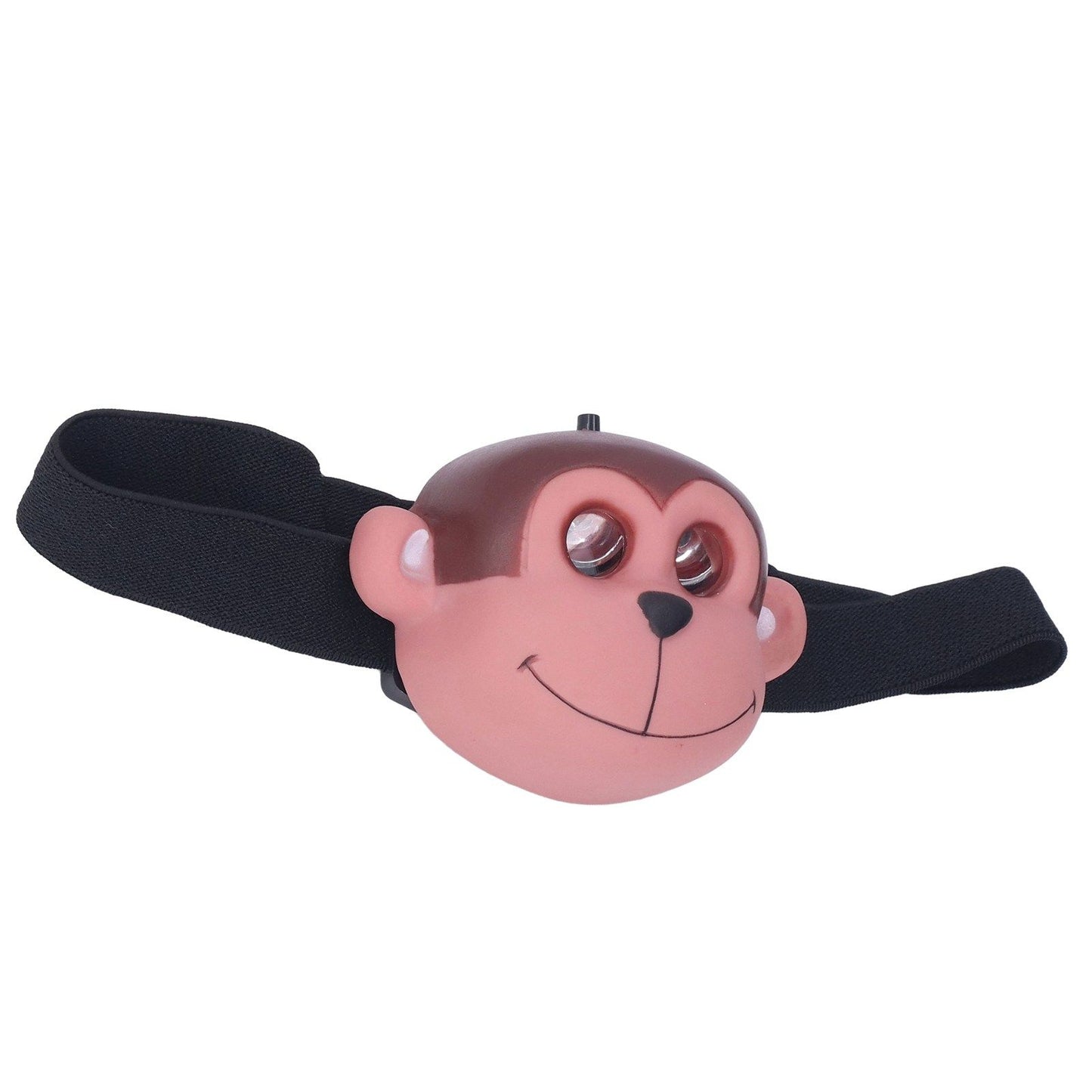 Kids Headlamp Monkey Appearance 2 Lighting Modes Battery Powered Lightweight Plastic LED Headlight for V1294-YM0523-3119220017411