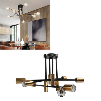 8 Light Ceiling Light Modern E27 Chandelier Lighting for Dining Room Living Room Kitchen Restaurant 110-220V V1294-YM0523-3119220017811