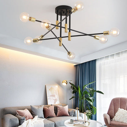 8 Light Ceiling Light Modern E27 Chandelier Lighting for Dining Room Living Room Kitchen Restaurant 110-220V V1294-YM0523-3119220017811