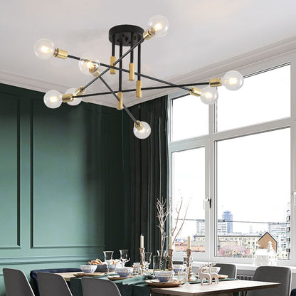 8 Light Ceiling Light Modern E27 Chandelier Lighting for Dining Room Living Room Kitchen Restaurant 110-220V V1294-YM0523-3119220017811