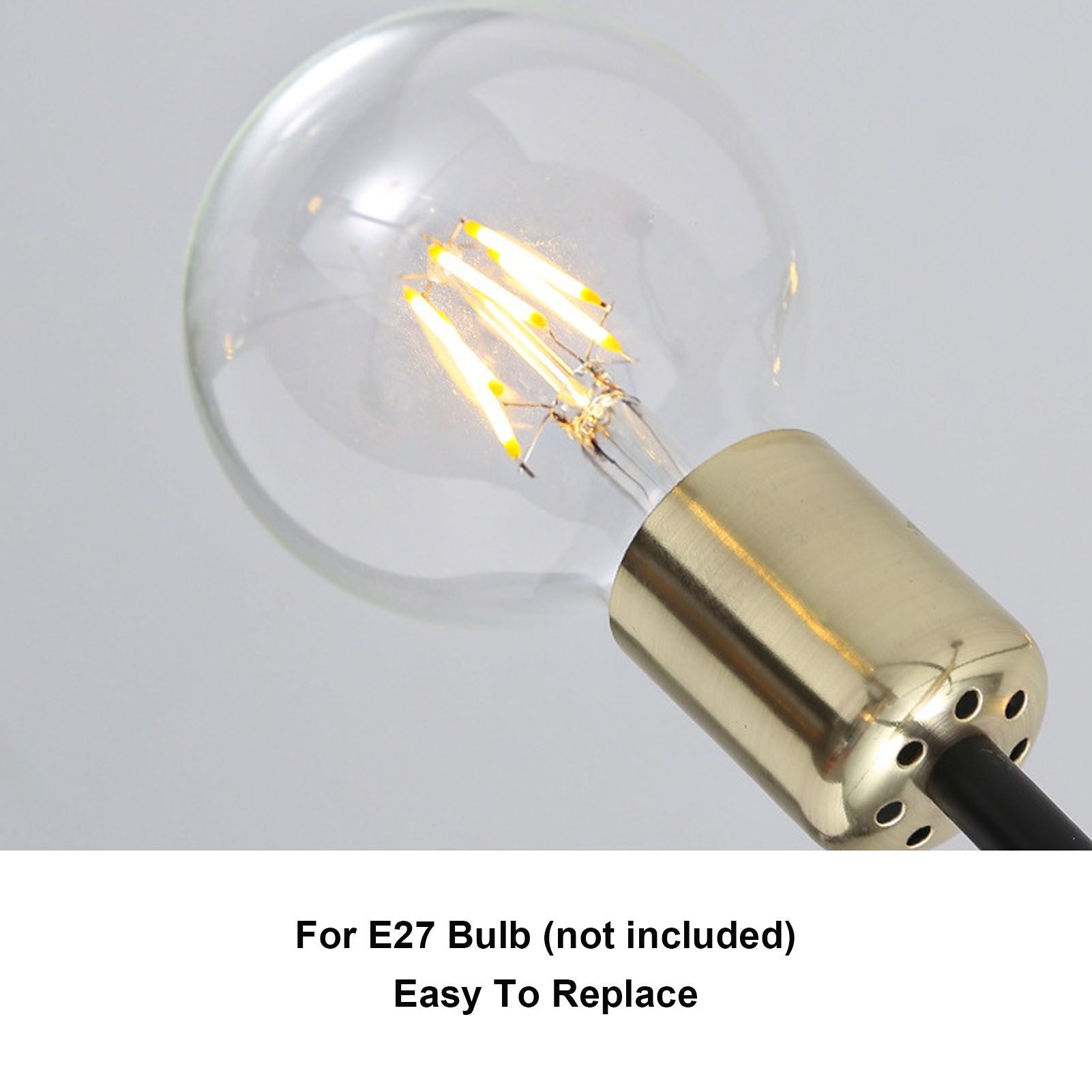 8 Light Ceiling Light Modern E27 Chandelier Lighting for Dining Room Living Room Kitchen Restaurant 110-220V V1294-YM0523-3119220017811