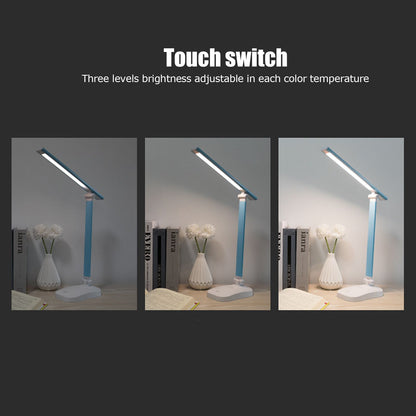 LED Desk Lamp LED USB Charging Warm White Light Three Modes Adjustable Brightness Touch Switch Small Desk Lamp V1294-YM0523-3119220018611