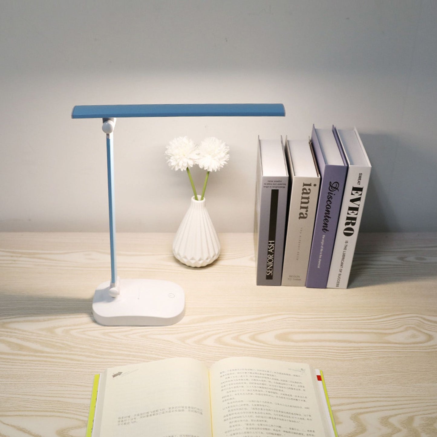 LED Desk Lamp LED USB Charging Warm White Light Three Modes Adjustable Brightness Touch Switch Small Desk Lamp V1294-YM0523-3119220018611