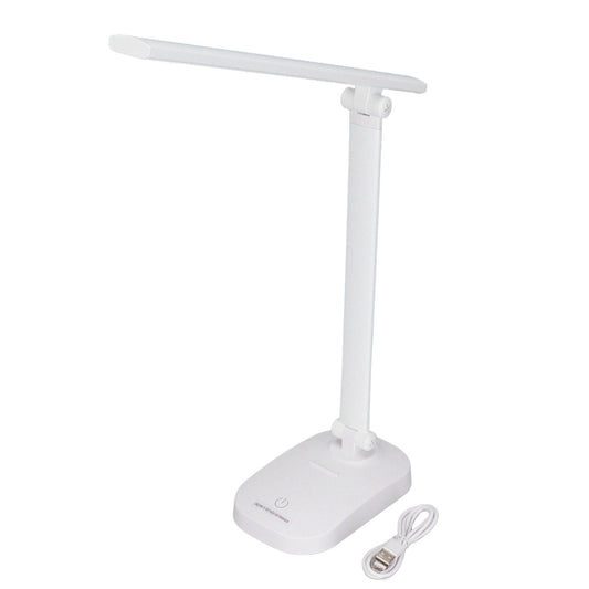 LED Table Lamp Eye Protection Foldable 3 Color Lights USB Rechargeable Table Lamp for Table Workbench Sewing V1294-YM0523-3119220019211
